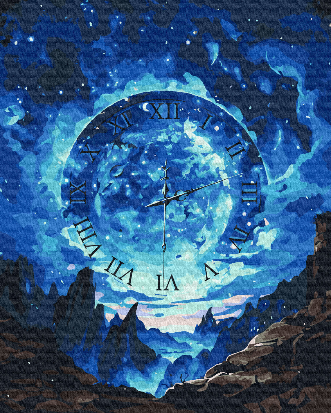 Painting by numbers In the space of time