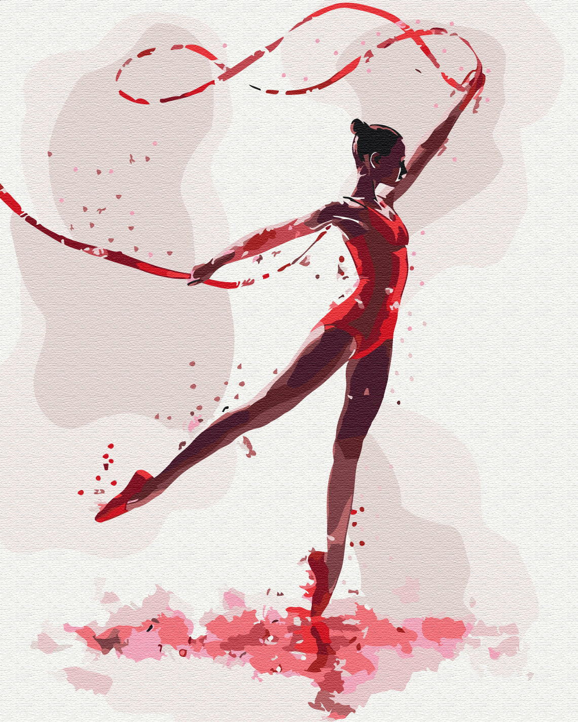 Painting by numbers A magical gymnast