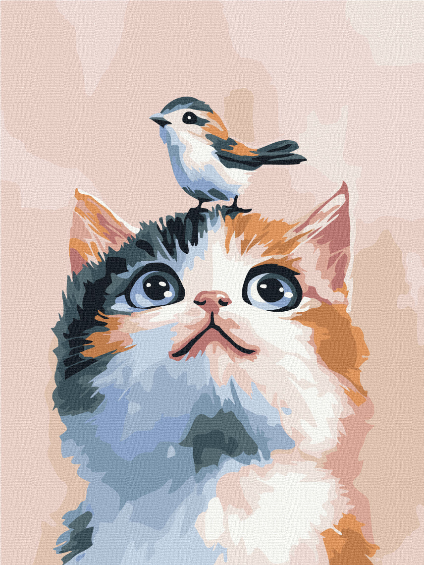 Painting by numbers Little friends