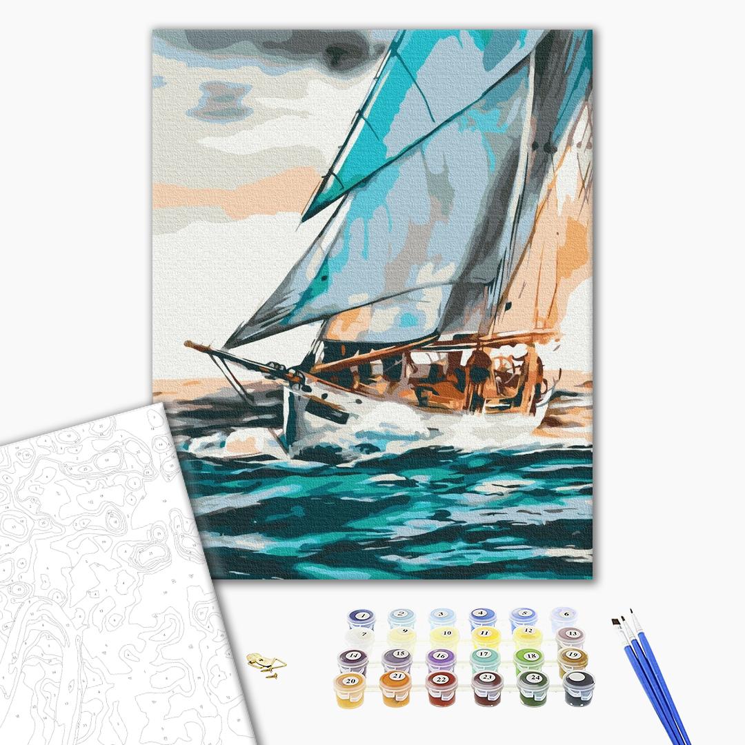 Painting by numbers Sea voyage ©Iryna Ponamarchuk