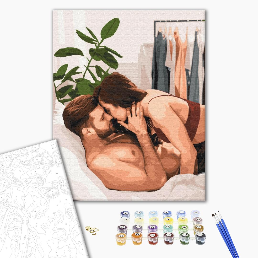 Painting by numbers Сozy hugs