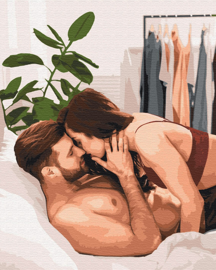 Painting by numbers Сozy hugs