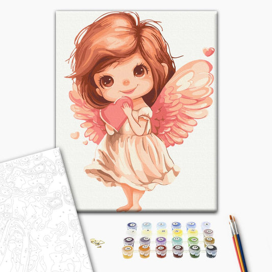 Painting by numbers Gentle Angel