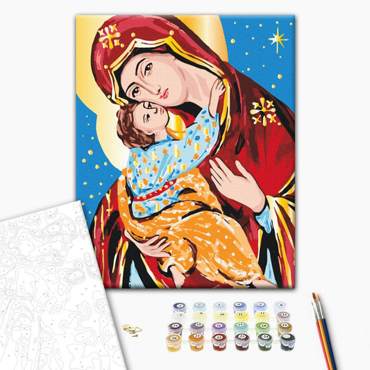 Painting by numbers Blessed love © Karina Zimina