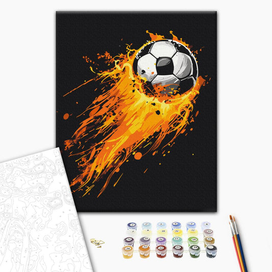 Painting by numbers A fiery goal