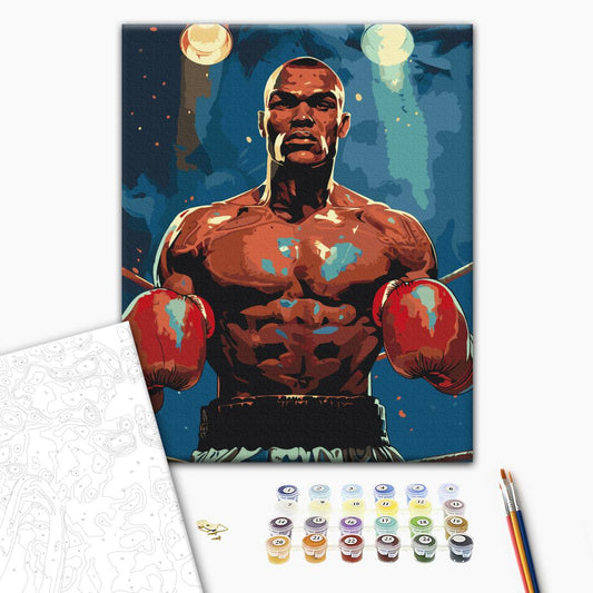Painting by numbers Boxer