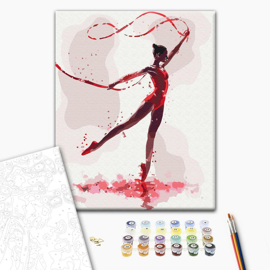 Painting by numbers A magical gymnast
