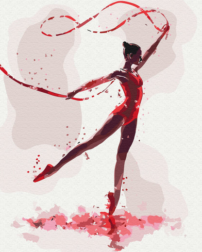 Painting by numbers A magical gymnast