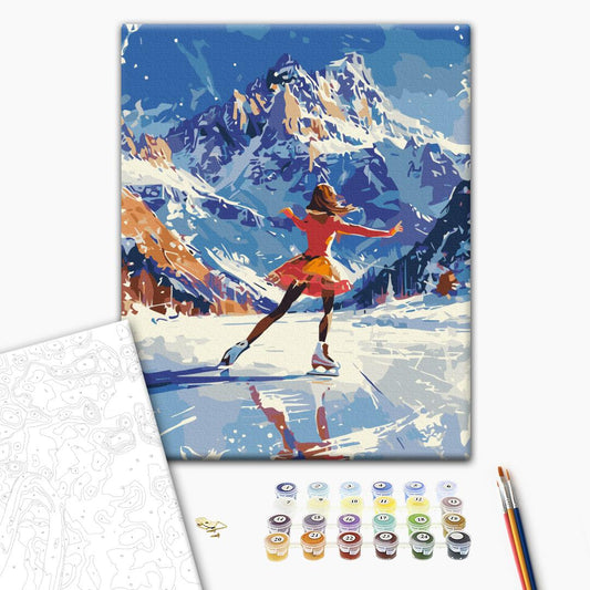 Painting by numbers Dance on the ice