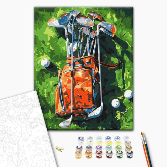 Painting by numbers A moment for golf