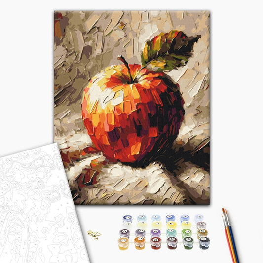 Painting by numbers Apple © Oleg Loburak