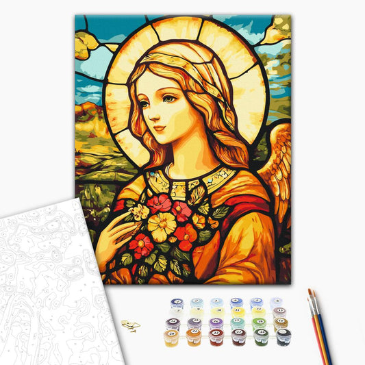 Painting by numbers Angel of love and kindness
