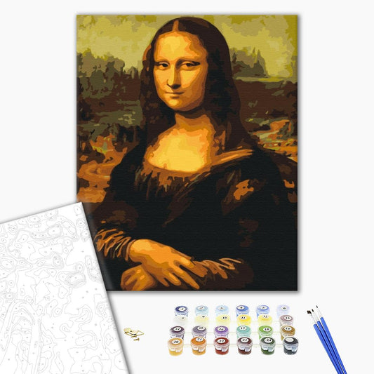 Painting by numbers Mona Lisa
