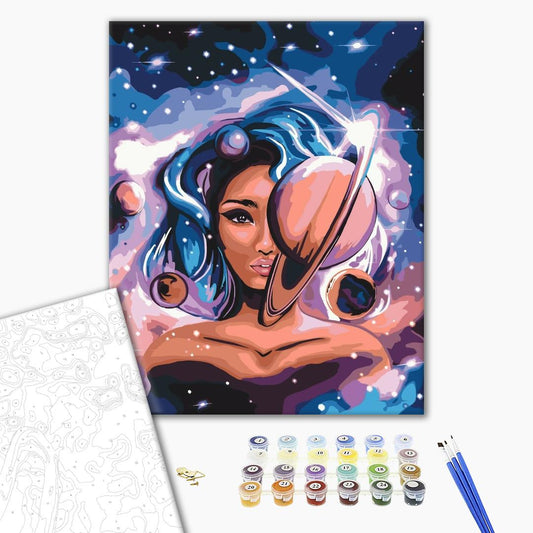 Painting by numbers Miss Universe