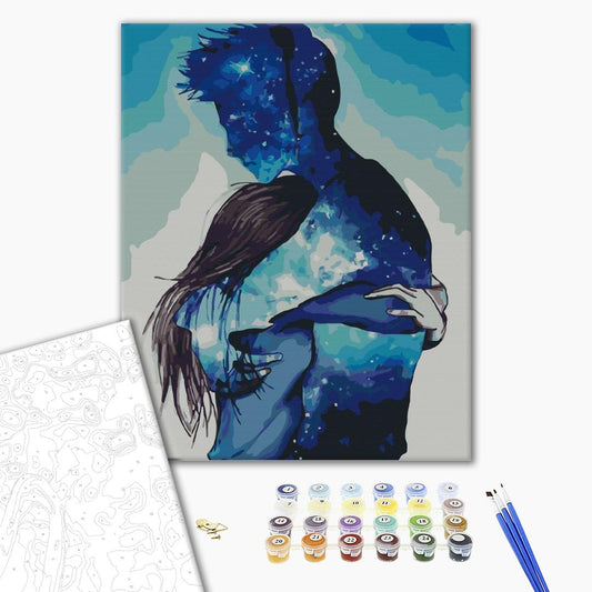 Painting by numbers Spiritual connection