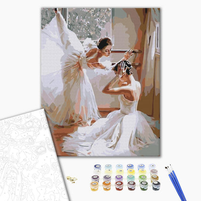 Painting by numbers Air ballerinas