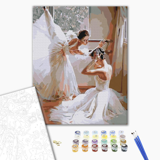 Painting by numbers Air ballerinas