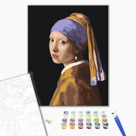 Painting by numbers Girl with a pearl earring