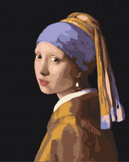 Painting by numbers Girl with a pearl earring
