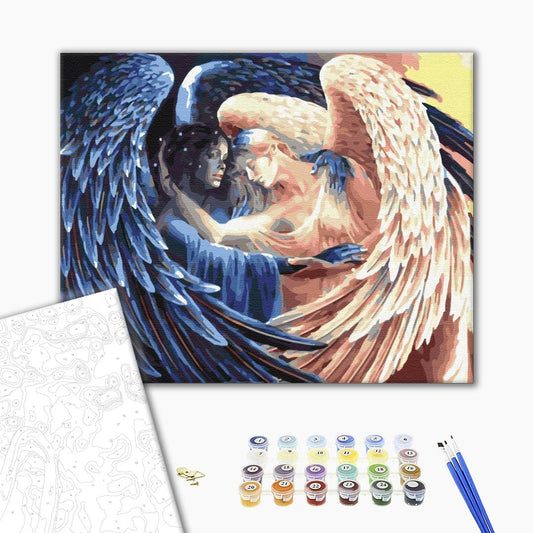 Painting by numbers Eternal struggle