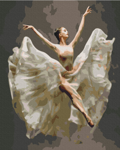 Painting by numbers Ballerina in flight