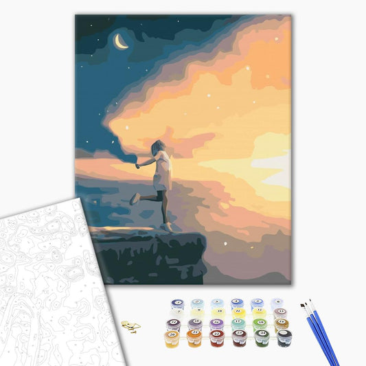 Painting by numbers Space flight