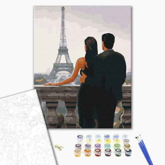 Painting by numbers Desired Paris