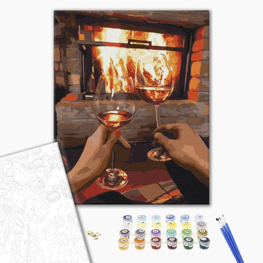 Painting by numbers Evening for two