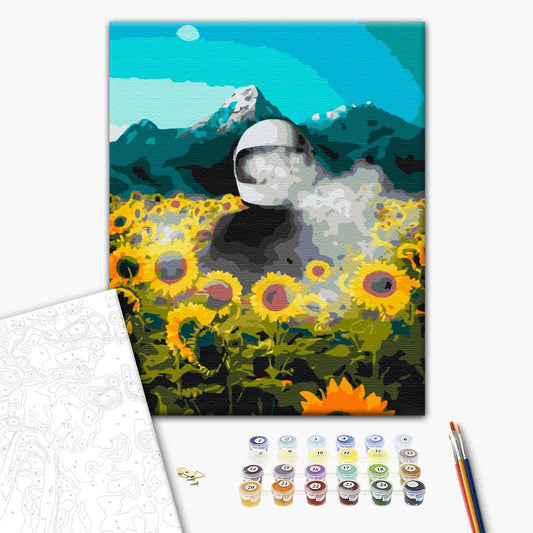 Painting by numbers Space earth