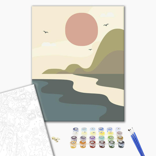 Painting by numbers The sun of Japan begins