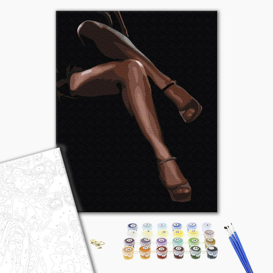 Painting by numbers Graceful passion