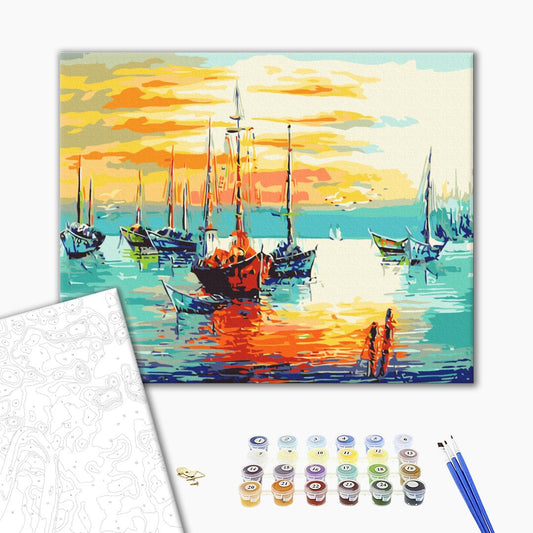 Painting by numbers Solar pier