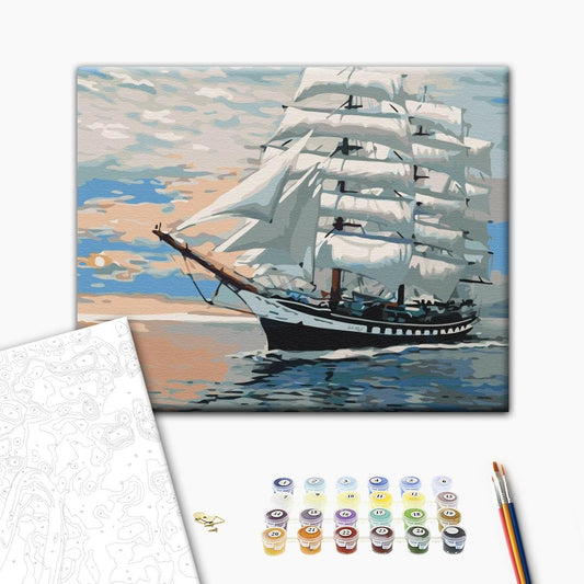 Painting by numbers Wind in the sails