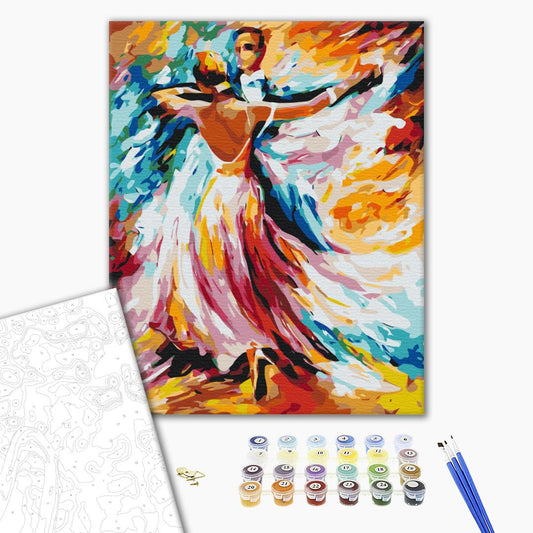 Painting by numbers Waltz colors