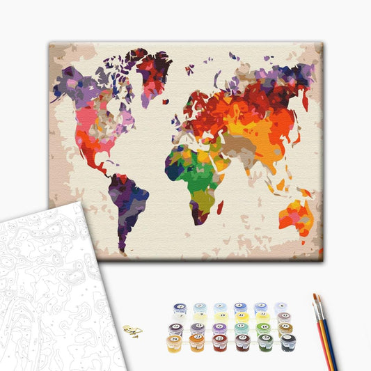 Painting by numbers Color map