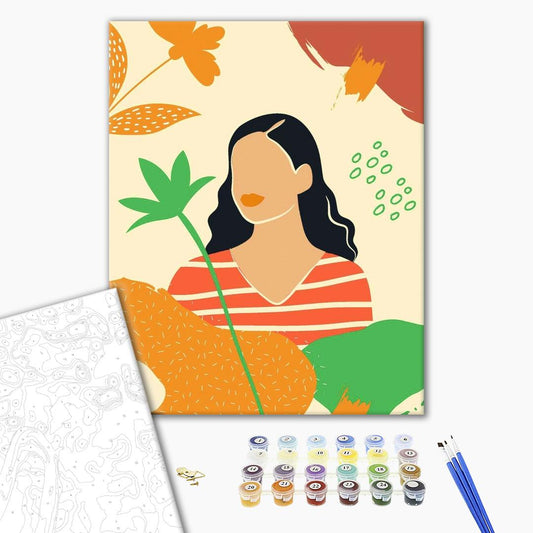 Painting by numbers Triptych Summer Style 1