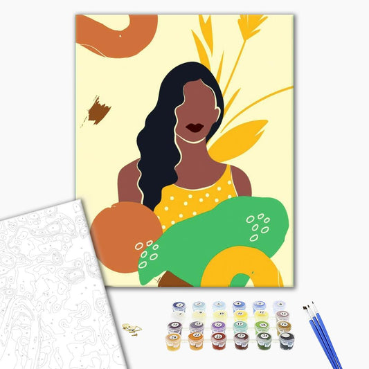 Painting by numbers Triptych Summer Style 2