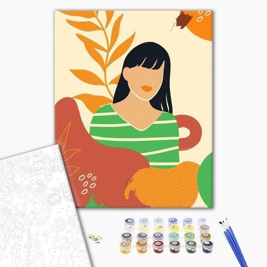 Painting by numbers Triptych Summer Style 3