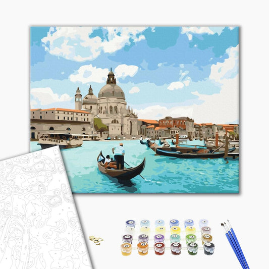 Painting by numbers Venice