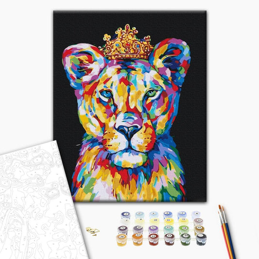 Painting by numbers Raiduzhny prince lion