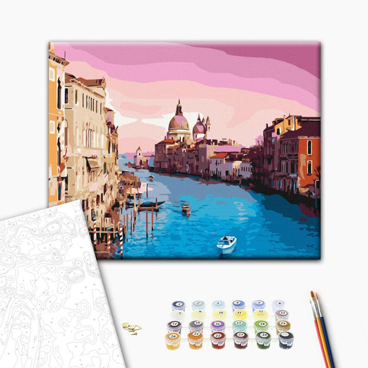 Painting by numbers Venice