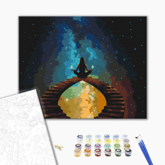 Painting by numbers Harmony with space