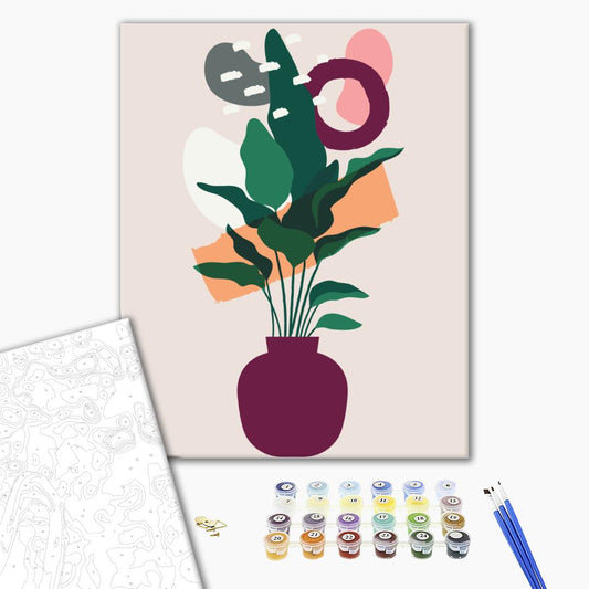 Painting by numbers Bright decor