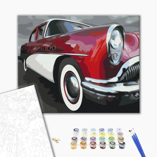 Painting by numbers Retro speed