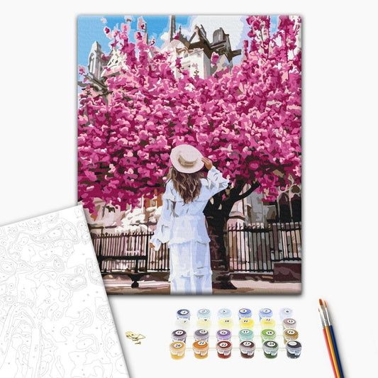Painting by numbers Blooming Notre Dame de Paris © Tany Moko