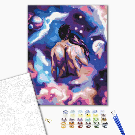 Painting by numbers Space romance