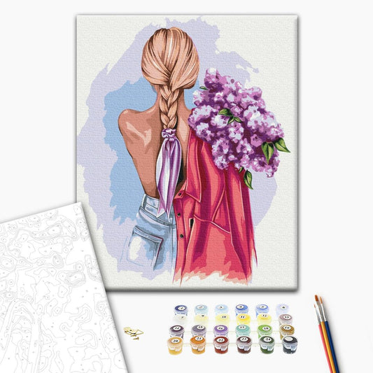 Painting by numbers A delicate bouquet ©Nataliya Zvonareva
