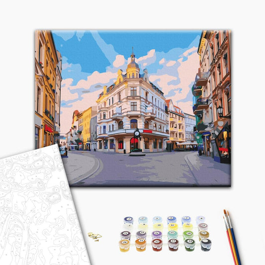 Painting by numbers The streets of Torun