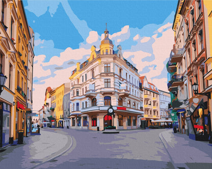 Painting by numbers The streets of Torun