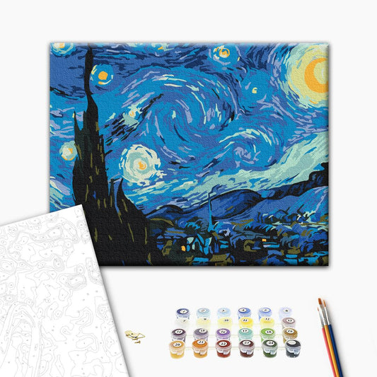 Painting by numbers The Starry Night